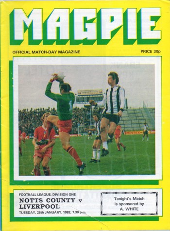 Match programme